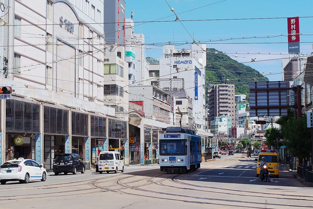 長崎濱町電車通街景(2012年)