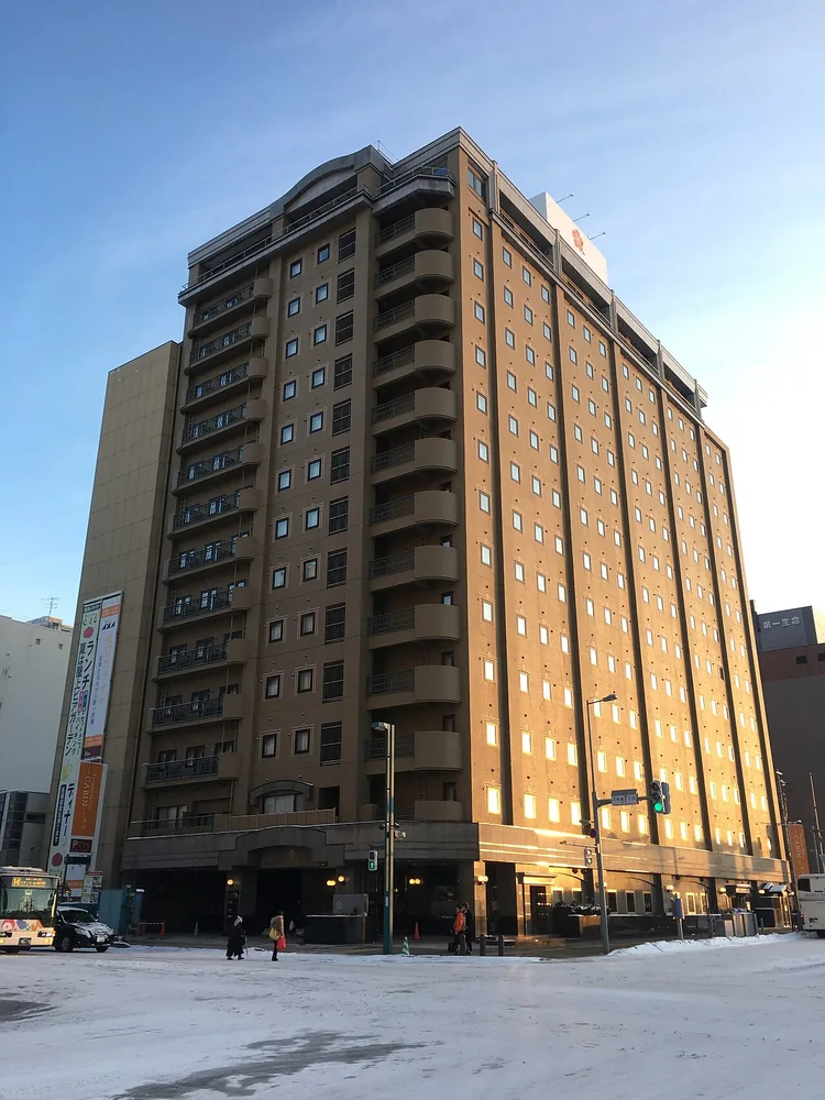 Premier Hotel CABIN旭川外觀（2019年12月）