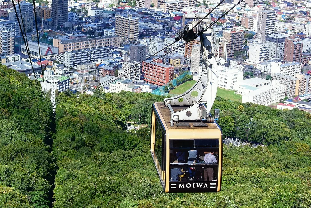 藻岩山空中纜車(2015年9月)