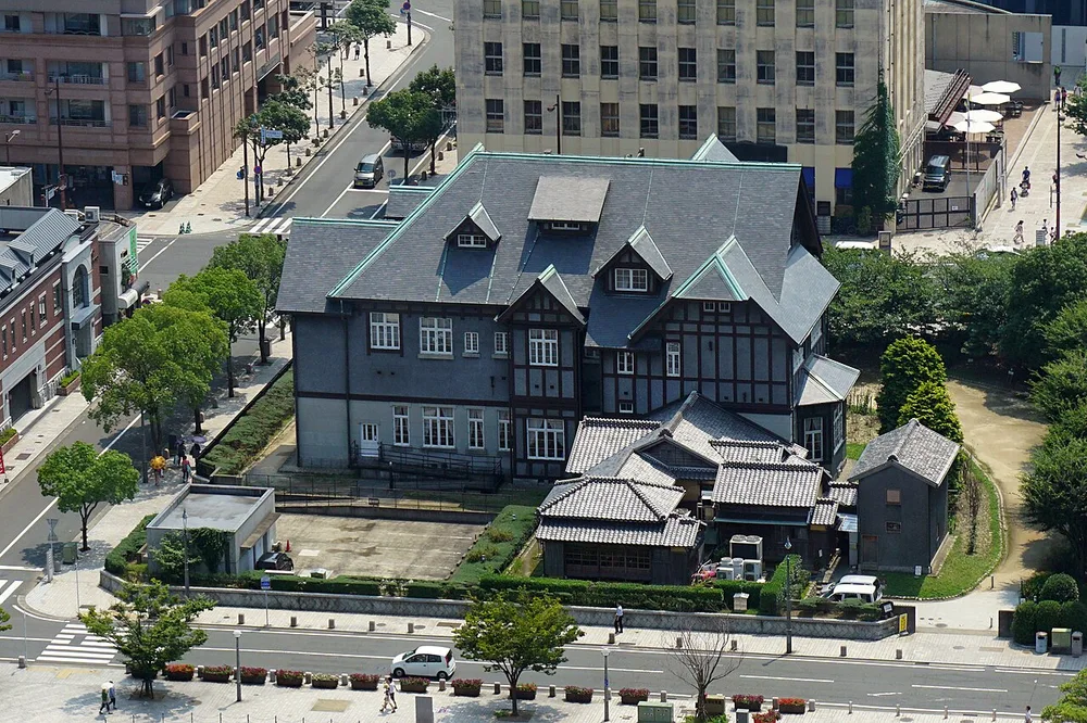 舊門司三井俱樂部俯瞰外觀(2014年7月)