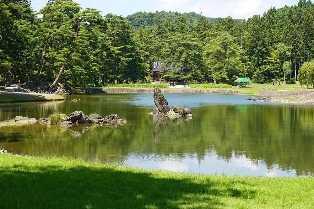 平泉毛越寺淨土庭園(2023年7月)