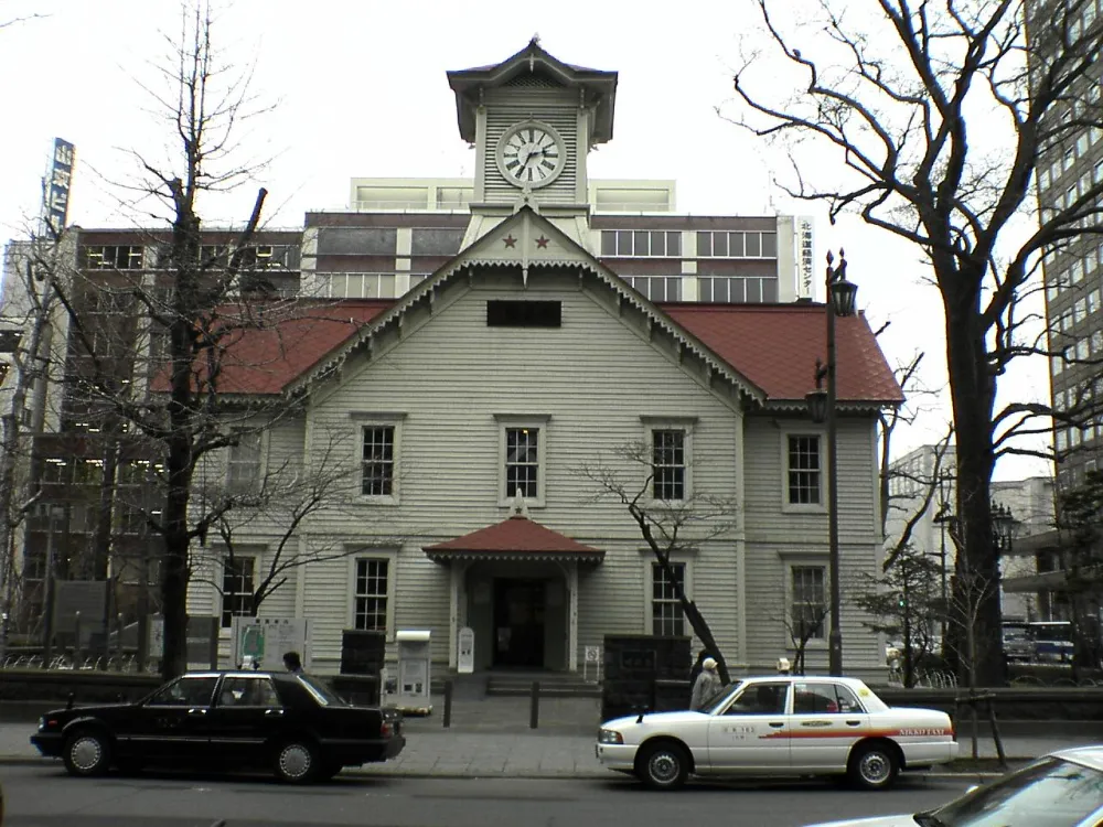 札幌市時計台外觀。