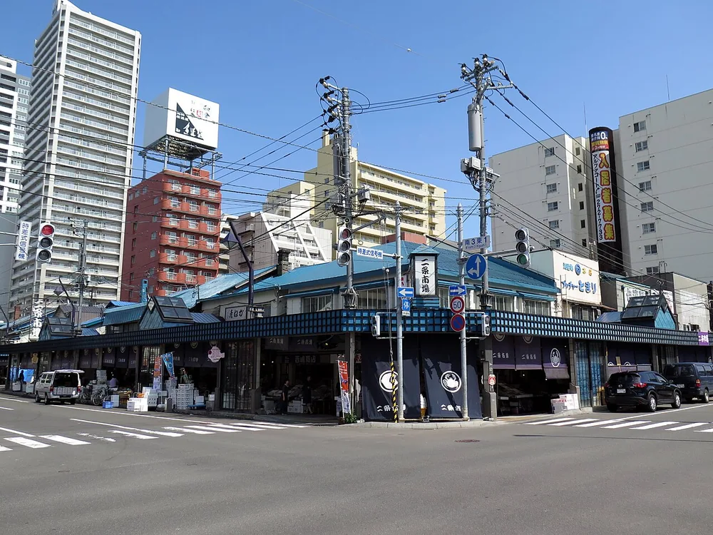 札幌二條市場街景（2014年）