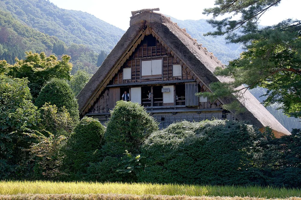白川鄉和田家合掌造外觀(2009年9月)